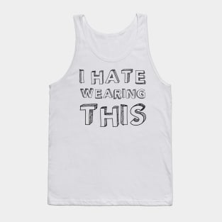 Funny Face Mask happy Tank Top